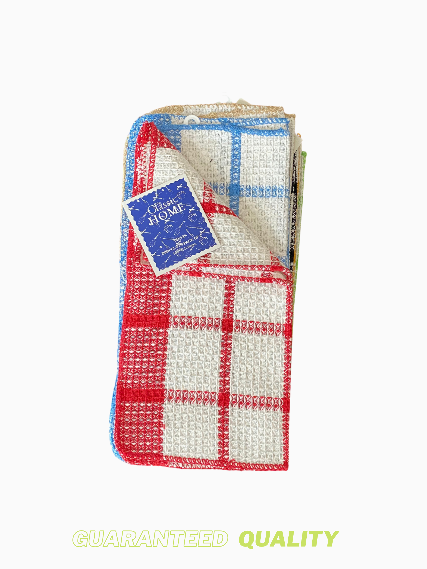 Chef Approved 167DSH1315RD Dish Cloth 13 X 15 Waffle Weave Texture