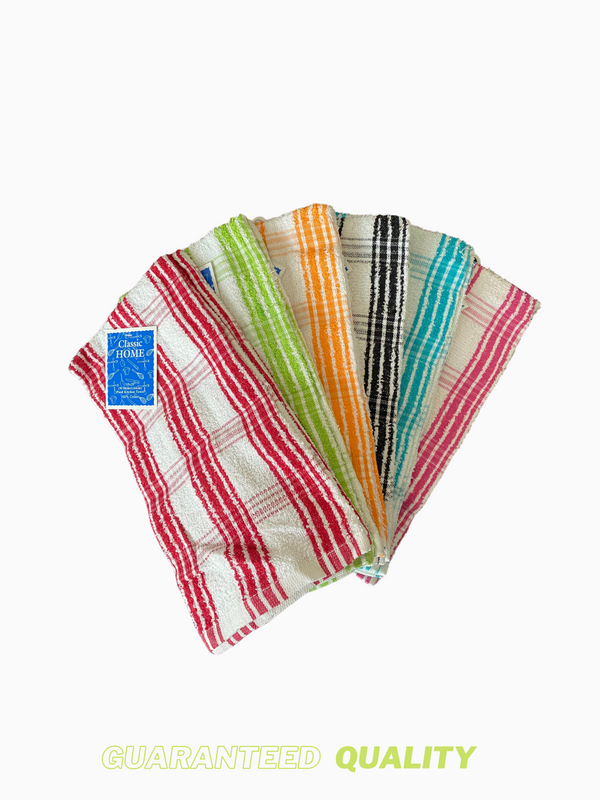 12 Pack Kitchen Towels, 15 X 25 Inches 100% Ring Spun Cotton Super Soft By Cotton Hutt